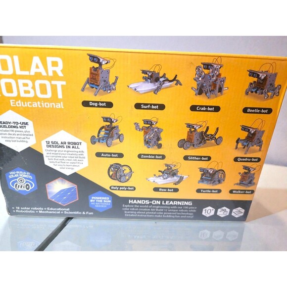NEW 12-in-1 Solar Robot STEM Kit Educational Science Building Toy Christmas Gift - Picture 4 of 8